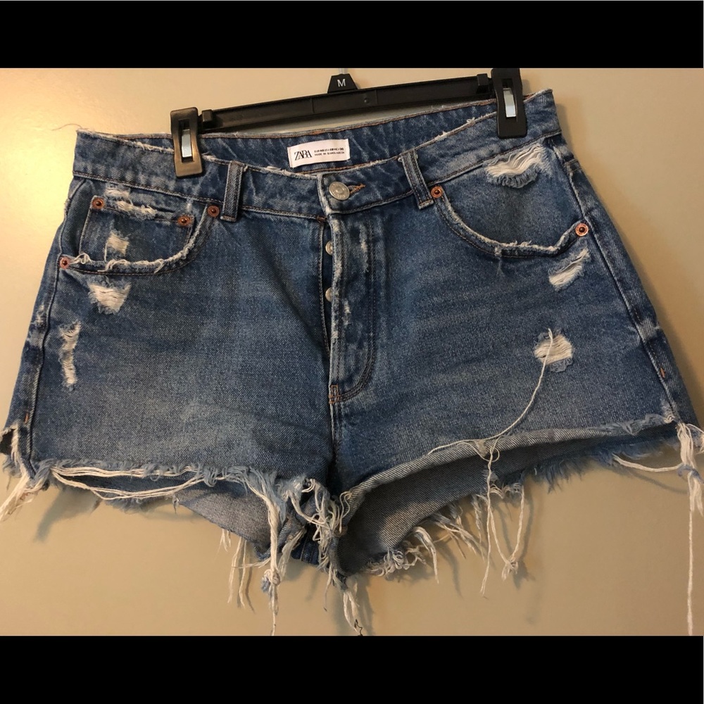 Distressed Zara Shorts